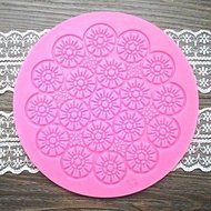 Sher Round Flower Lace Shaped Fondant Cake Chocolate Silicone Mold/Decoration Tools