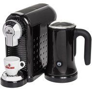 Caffe Cagliari Carina (Nespresso Capsule Compatible) With Milk Frother (Black) N3
