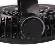 Akaigu 7-inch Desk Fan with Gliding Design USB Power Black N4