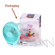 Jhua Portable Mini Hand-held Cooling Fan Battery USB Rechargeable Desktop Fan Folding with Detachable 18650 Battery... N4