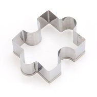 Affe 4Pcs/set Stainless Steel Cookie Puzzle Shape Cookie Cutter Set DIY Biscuit Mold N3