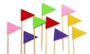PuTwo 20 Counts Wedding Cake Decorating Frozen Cupcake Toppers Toothpicks, Sliver/Blue/Snow