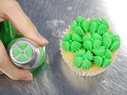 Latom Russian Icing Piping Tips Stainless Steel Large Size Pastry Cake Decoration Tips (10 Russian Piping Tips... N5