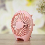 USB Mini Fan Foldable Handheld Portable (pink) N13