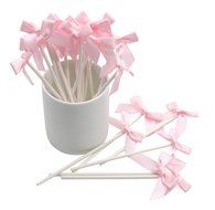 PuTwo 20 Counts Wedding Cake Decorating Frozen Cupcake Toppers Toothpicks, Sliver/Blue/Snow N3
