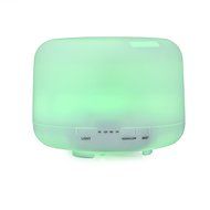 Wisdomcreate Cool Mist Humidifier 500ML Ultrasonic Aroma Essential Oil Diffuser with 3 Mist Mode, 7 Colors LED... N2
