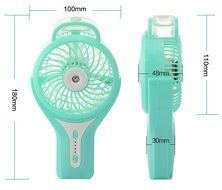 Topwell Handheld Mini USB Misting Fan Water Spray Fan Rechargeable Portable Personal Cooling Mist Humidifier Fan... N6