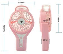 Topwell Handheld Mini USB Misting Fan Water Spray Fan Rechargeable Portable Personal Cooling Mist Humidifier Fan... N10