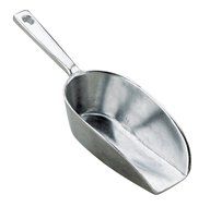 HIC Flat Bottom Multi-Purpose Food and Utility Scoop, Commercial-Grade Anodized Cast Aluminum, 4.5-Inches, 100... N4