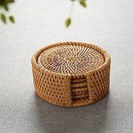 CCWY Viet Nam rattan coasters wholesale tea pad in the autumn cup tea tea pot insulated pot mats pot tray,Small...