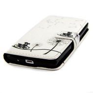 LG Leon/LG Tribute 2 LS665 Case-Yaheeda Pu Leather Wallet Flip Open Pocket ID Card Holder Slots Case Pouch Cover... N32