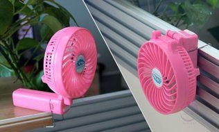 iwish The newest style Protable Rechargeable Folding Mini USB Fan Battery Operated Electric Personal Handheld... N5