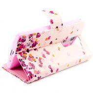 LG Leon/LG Tribute 2 LS665 Case-Yaheeda Pu Leather Wallet Flip Open Pocket ID Card Holder Slots Case Pouch Cover... N35