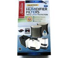 Sunbeam Cool Mist Humidifier Filter Type D (SF221)(Value Pack-2 Filters In Box) N2