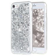 iPhone 7 Case, iPhone 7 Glitter Case, PHEZEN Luxury Bling Glitter Gold Foil Embedded Clear Rubber Gel Flexible... N8