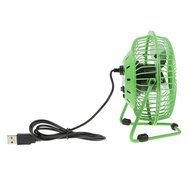 Bao Xin 360 Degrees Rotating USB Powered Tabletop Fan Mini Metal Electric Fan for Summer, Work, Office, Pc, Notebook... N19