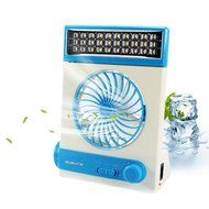 Lauco Rechargable Solar Power fan, Adjustable 3-In-1 Multi-functional Portable Handheld Fan with Eye-Care LED... N4