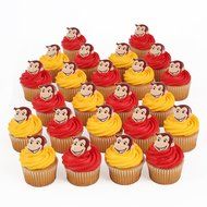 Curious George 24 Cupcake Topper Rings