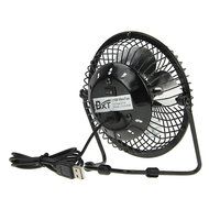 Bao Xin 360 Degrees Rotating USB Powered Tabletop Fan Mini Metal Electric Fan for Summer, Work, Office, Pc, Notebook... N22