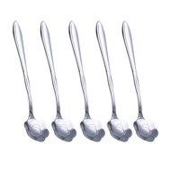 Coffee Scoops, Stainless Steel Tableware Creative Sunflower Flower Pattern Coffee Spoons Stirring Spoon Sugar...
