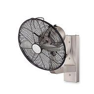 Savoy House Skyy 13-Inch 3-Speed Wall Fan in Nickel .