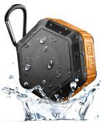 fZoe Wireless Portable Bluetooth Speakers 4.0 Stereo with 12 Hour Playtime for Outdoors or Shower(AUX NFC IP67... N8