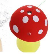 200ml Portable Mini Whisper-Quiet Air Mist Cool Humidifier Mushroom Lamp with Color LED Lights N8