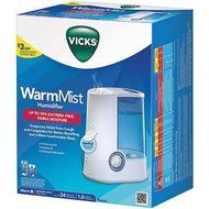 Warm Mist Humidifier with 1 Gallon of Water Can Run for up to 24 Hours, While an Automatic Shut-off Function Helps...