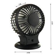 ONEONEY Portable Rechargeable Electric Personal Fans USB Powered 2-modes Speed Adjustable Double Blades Mini Desktop... N21