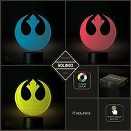Star Wars Rebel Alliance Lighting Decor Gadget Lamp + Sticker Decor for Perfect Set, Awesome Gift (MT027) N7