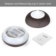 KINDLETHEFIRE 150ml Black Wood Grain Aroma Essential Oil Diffuser, Ultrasonic Mist Humidifier for Household N4