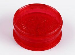 3-Part Acrylic Grinder with Magnet Solid Colored Cover (Green) N2