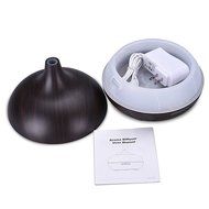 Scenic Essential Oil Diffuser Humidifier, Wood Grain 300ml Ultrasonic Diffuser Cool Mist Humidifier for Home,...