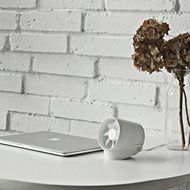 Iwonderful Mini USB Metal Table Fan, Personal Dural-tuorbo Desktop Fan with 2 Speed N11