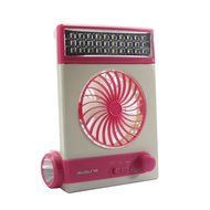 FICBOX&reg; 3 in 1 Multi-function Portable Mini Fan LED Table Lamp Flashlight Solar Light for Home Camping Traveling... N8