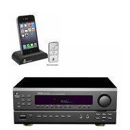 Pyle Stereo Receiver Package with Universal iPod/iPhone Dock for your Studio, Bar, Concert, Performance, Home,...
