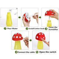 CCOBY Portable USB Powered Ultrasonic Humidifier, Cute Bird Shape 180ml Cool Mist Humidifier Air Purifier for... N34