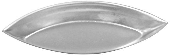 Allied Metal BAR4060 Plain Barquette Oval Boat Baking Mold, Heavy Tin, 4-1/3 by 1-3/4 by 1/2-Inch
