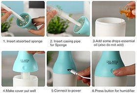 Aroma Diffuser LED Ultrasonic Humidifier Air USB 5V 1.5W mist Maker Oil Diffuser Bottle Portable Humidifier Aroma... N7