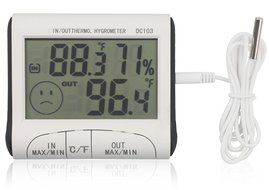MDW Indoor temperature and humidity, Outdoor temperature ,with Temperature Probe N2