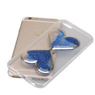 iPhone 7 Case,Phezen Bling Glitter Soft Gel Clear TPU Case for iPhone 7 ,Glow in the Dark Luminous Heart Flowing... N23