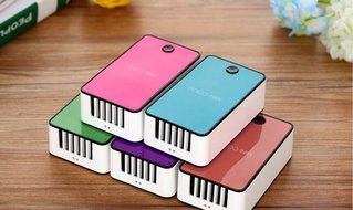 Somnr&reg;&nbsp; Purple Portable Rechargeable Mini Air Conditioning Fan