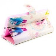LG Leon/LG Tribute 2 LS665 Case-Yaheeda Pu Leather Wallet Flip Open Pocket ID Card Holder Slots Case Pouch Cover... N43