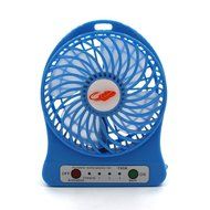 Eurus Home Portable18650 lithium-ion Rechargeable Fan with High Quality Mini USB Fan 4-inch Vanes 3 Speeds With... N12