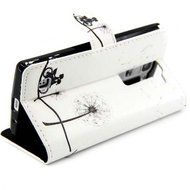 LG Leon/LG Tribute 2 LS665 Case-Yaheeda Pu Leather Wallet Flip Open Pocket ID Card Holder Slots Case Pouch Cover... N45