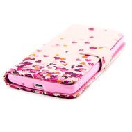 LG Leon/LG Tribute 2 LS665 Case-Yaheeda Pu Leather Wallet Flip Open Pocket ID Card Holder Slots Case Pouch Cover... N46