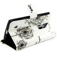 LG Leon/LG Tribute 2 LS665 Case-Yaheeda Pu Leather Wallet Flip Open Pocket ID Card Holder Slots Case Pouch Cover... N49