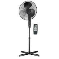 Impress 16 Inch Pedestal Fan with Remote Control and Timer- Black