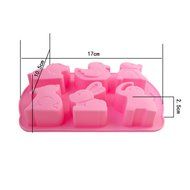 Luckygirls Different Shaped Silicone Non Stick Jelly Candy Baking Mould for Chocolate Candy-Cartoons, Characters... N7