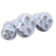 Set of 3pcs laurustinus plunger Cutter cake decorating fondant embossing tool
